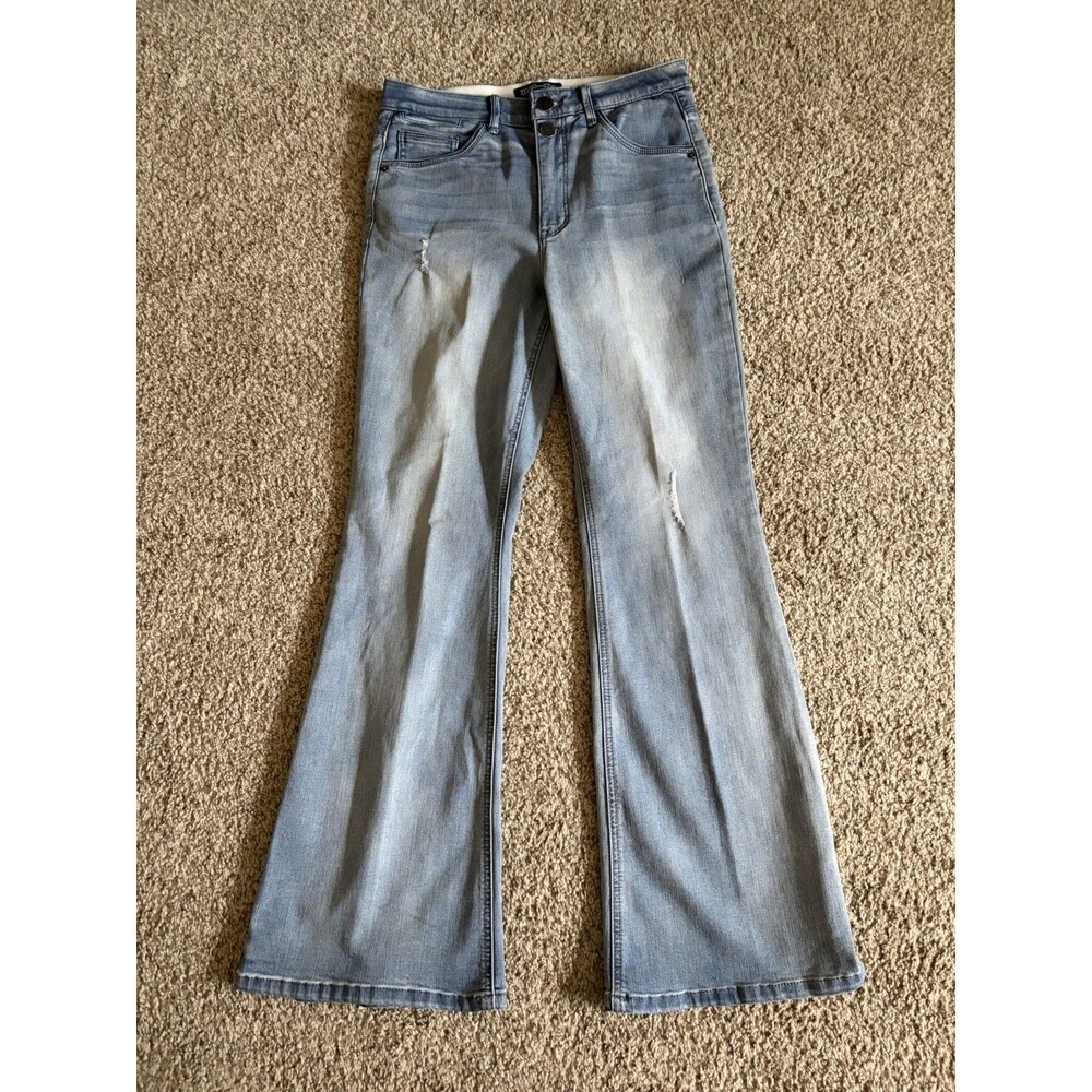 Women's Mac & Me Light Denim Wide Leg Jeans, Size 8